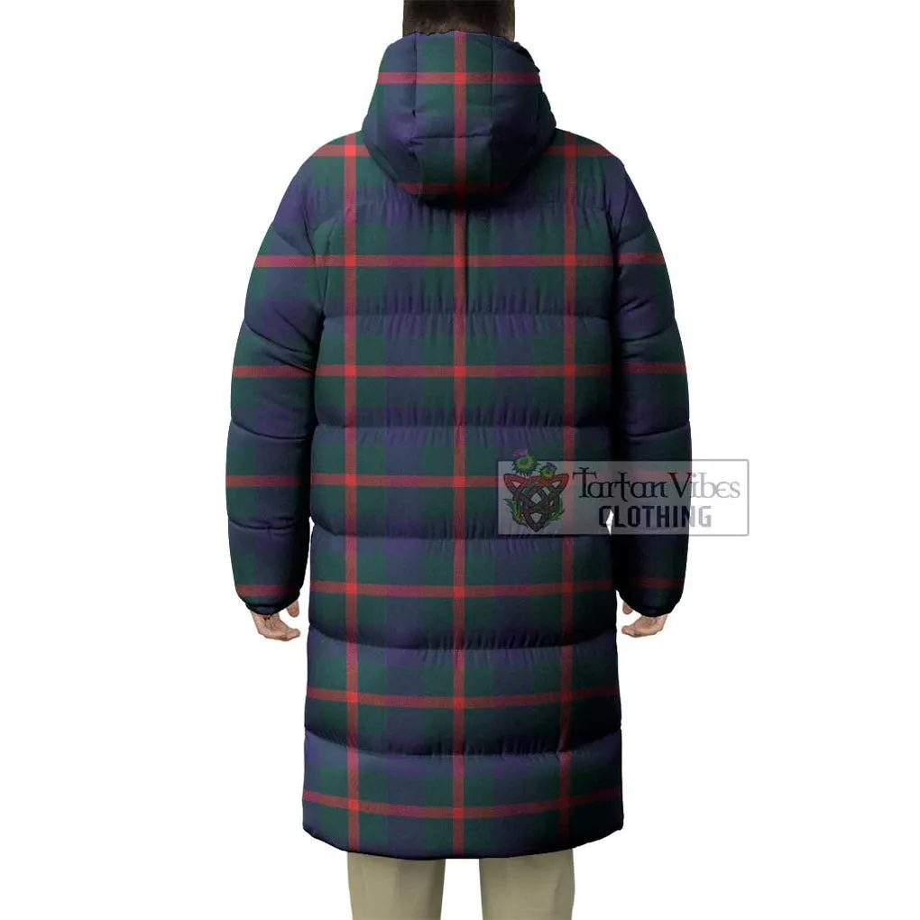 Agnew Tartan Long Down Jacket