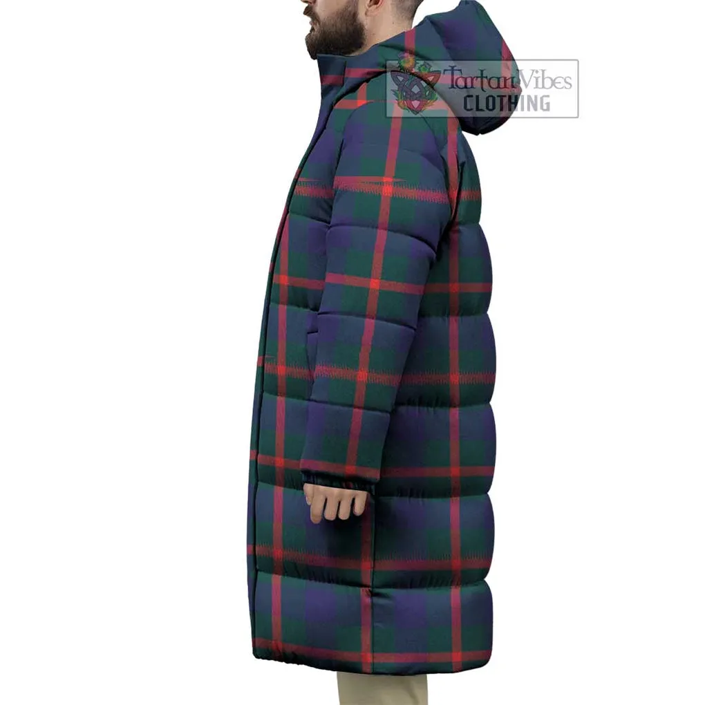 Agnew Tartan Long Down Jacket