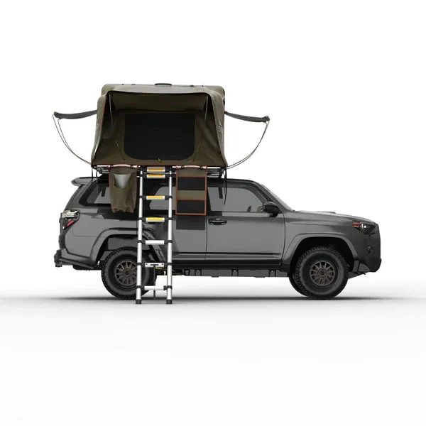 ALPHA HARDSHELL ROOFTOP TENT, ABS, 2-3 PERSON, BLACK, BY TUFF STUFF OVERLAND