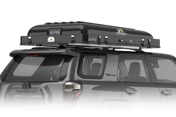 ALPHA HARDSHELL ROOFTOP TENT, ABS, 2-3 PERSON, BLACK, BY TUFF STUFF OVERLAND