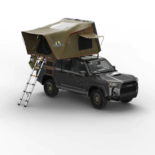 ALPHA HARDSHELL ROOFTOP TENT, ABS, 2-3 PERSON, BLACK, BY TUFF STUFF OVERLAND