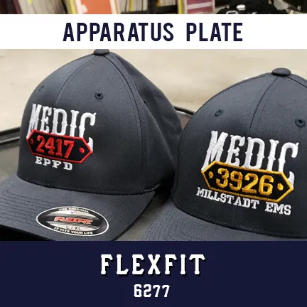 Apparatus with Plate Custom Hat - Flexfit