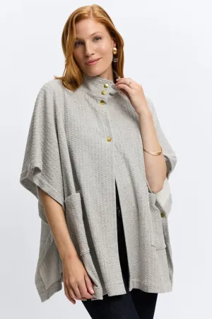 Aspyn Cable Knit Cape Tunic