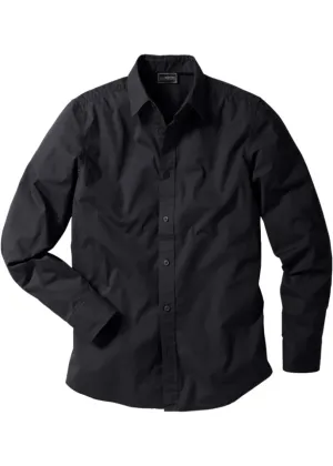 Bpc Selection Slim Fit Stretch Shirt, Black