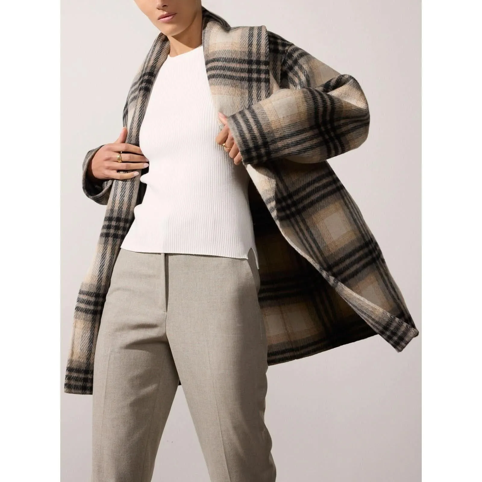 Brochu Walker The Finley Plaid Coat