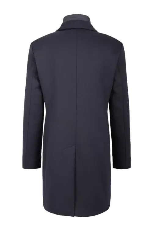 Bugatti - Gaberdine Coat, Navy