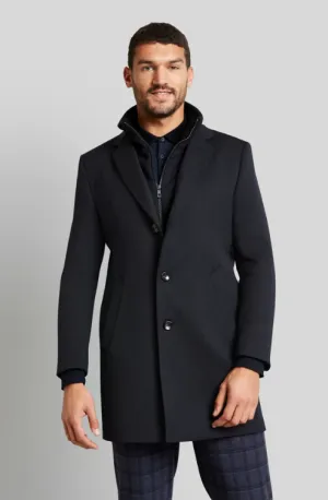 Bugatti - Gaberdine Coat, Navy