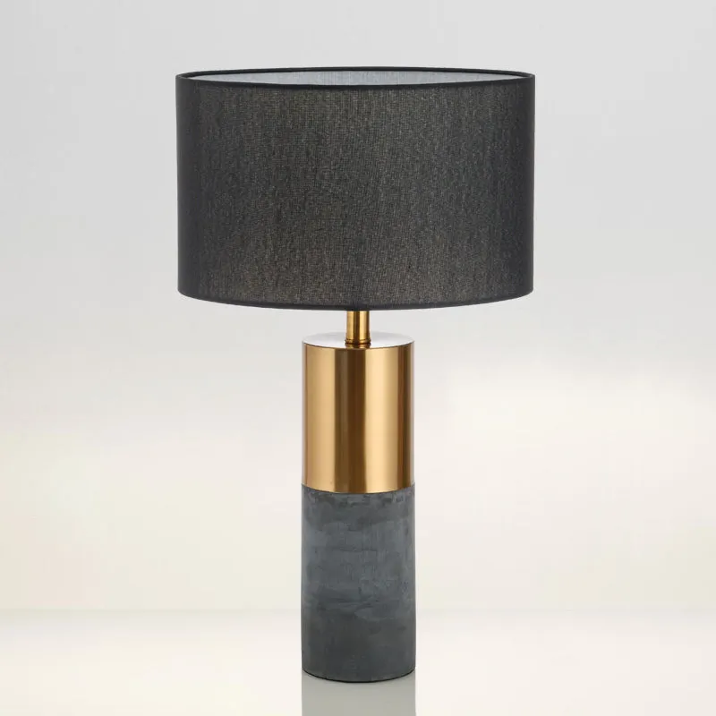 Cement Dark Gray Table Lamp