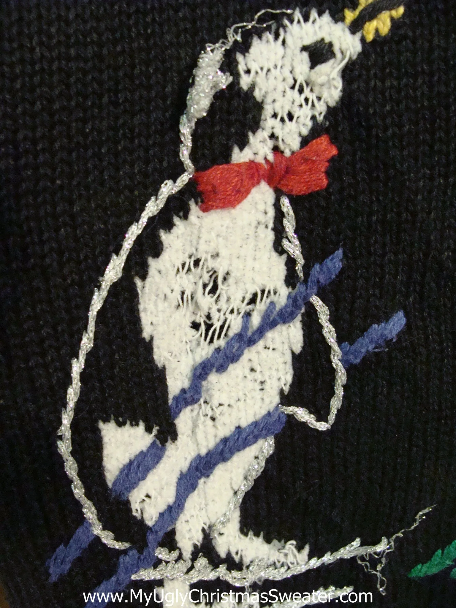 CHEAP Ugly Christmas Sweater Vest with Penguins