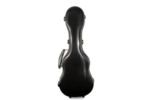 Crossrock CRF1020CUBK Fiberglass Concert Ukulele Case - Black