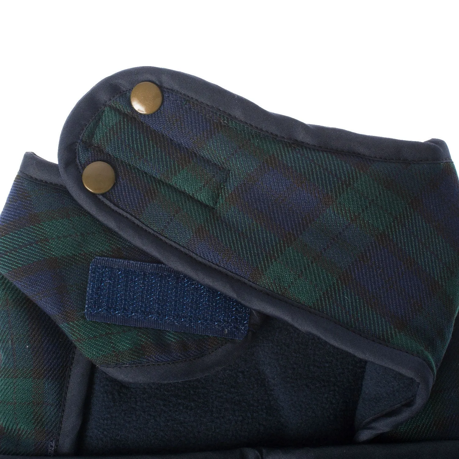 Dog Coat Tartan Sr - Size S & M Black Watch