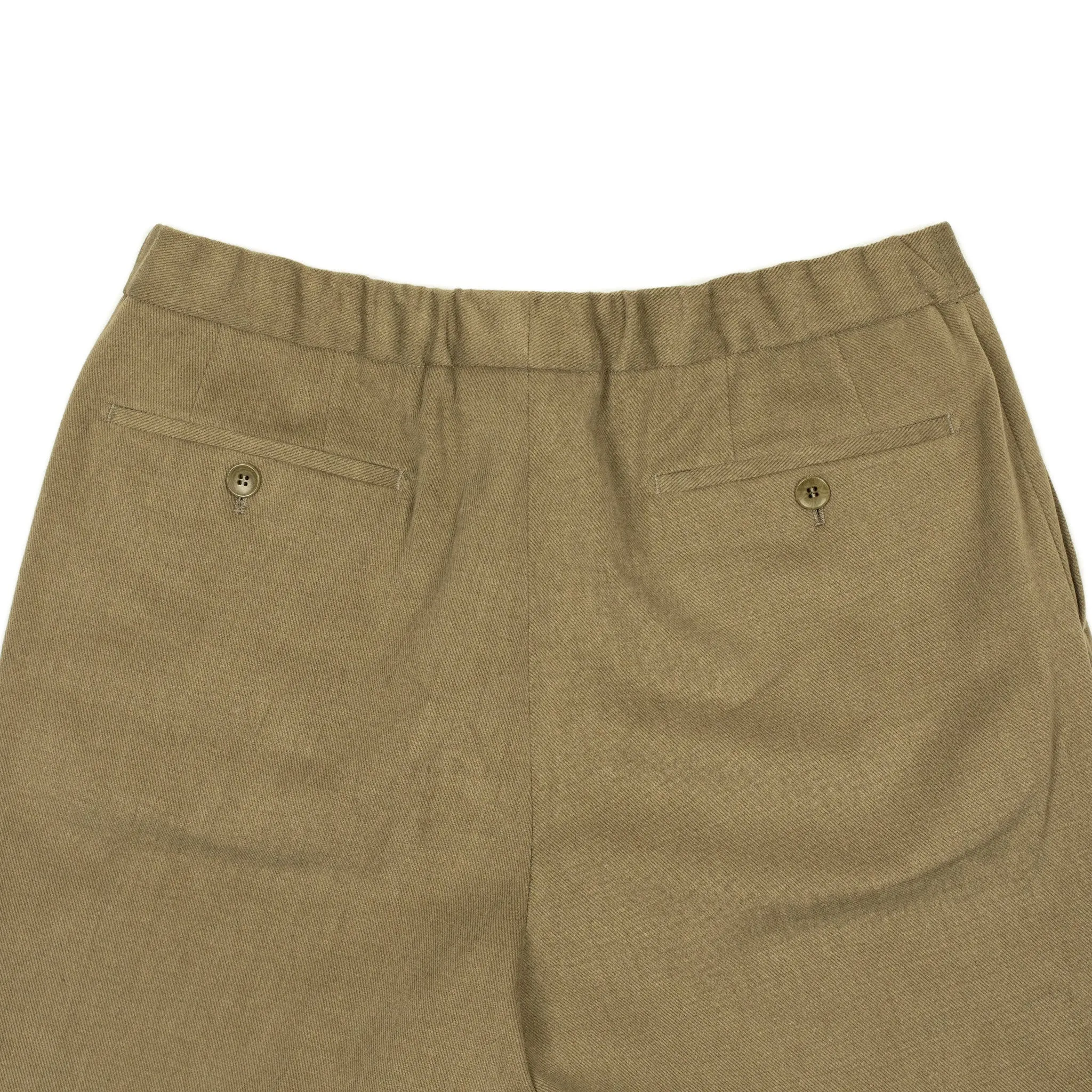 Easy pants in tan heavy cotton twill