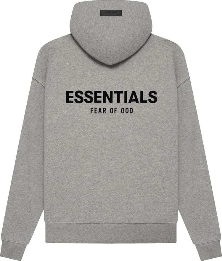 Fear of God Essentials Hoodie 'Dark Oatmeal', gray