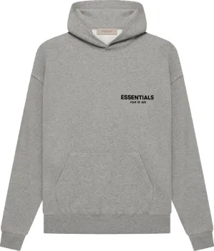 Fear of God Essentials Hoodie 'Dark Oatmeal', gray