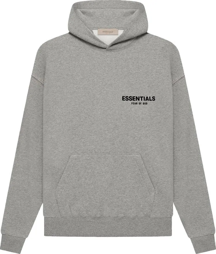 Fear of God Essentials Hoodie 'Dark Oatmeal', gray