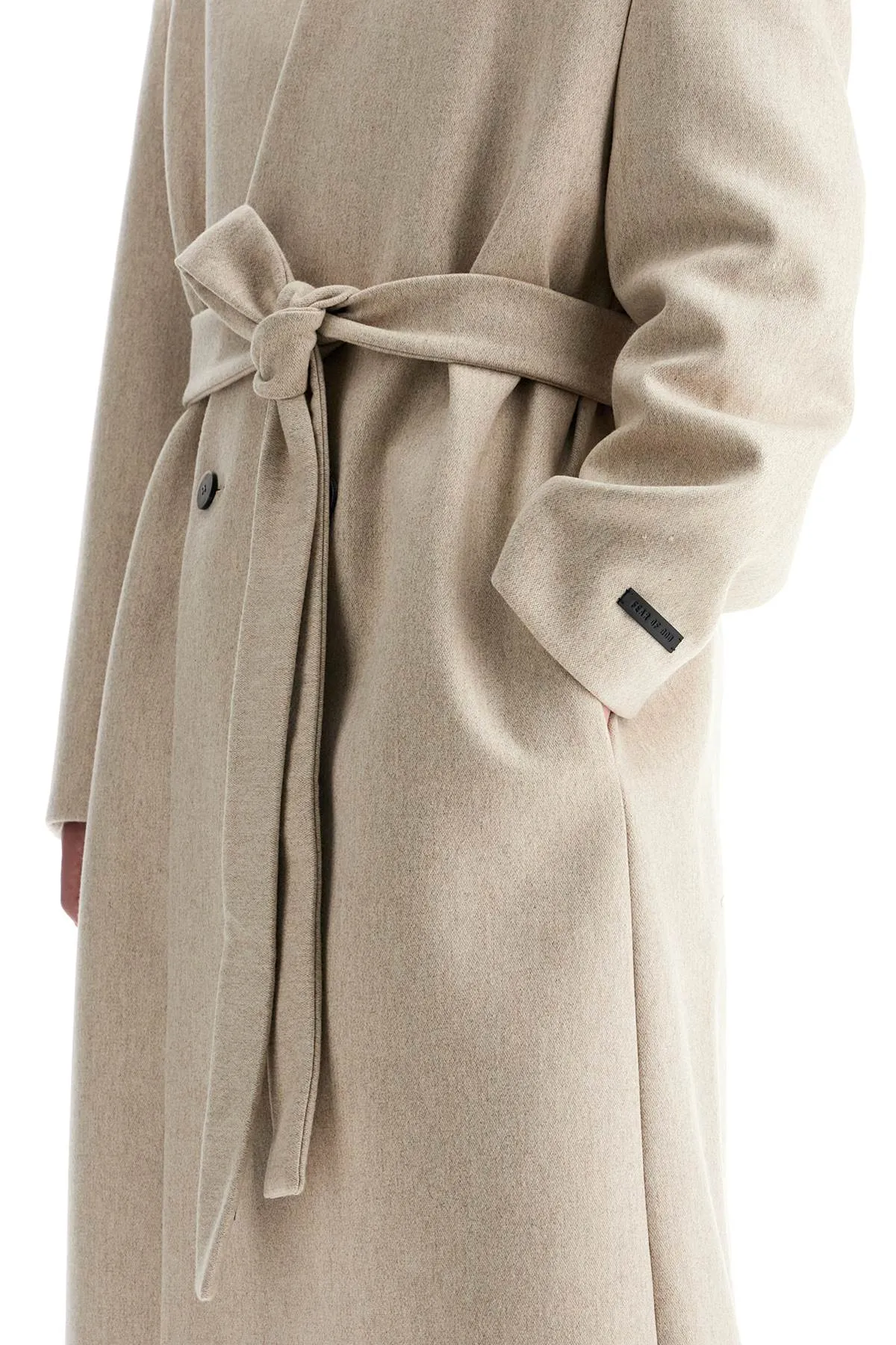 Fear Of God maxi coat without lapels