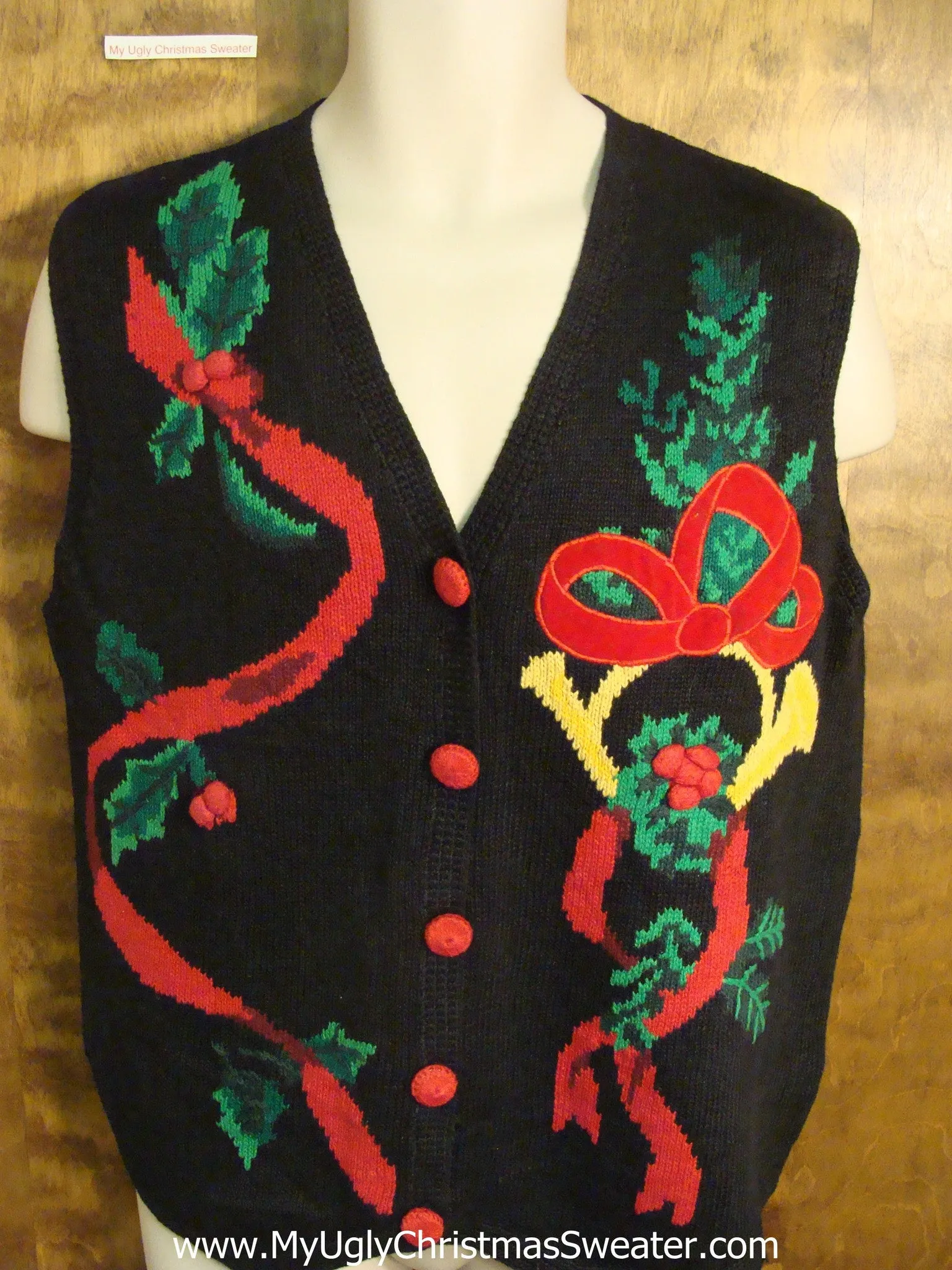 Festive and Fun 80s Ugly Christmas Jumper Vest