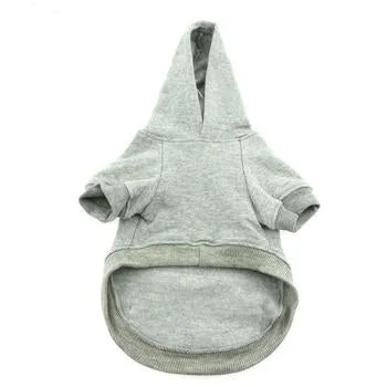 Flex-Fit Dog Hoodie - Gray