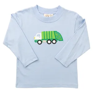 Garbage Truck LS Shirt - Sky Blue