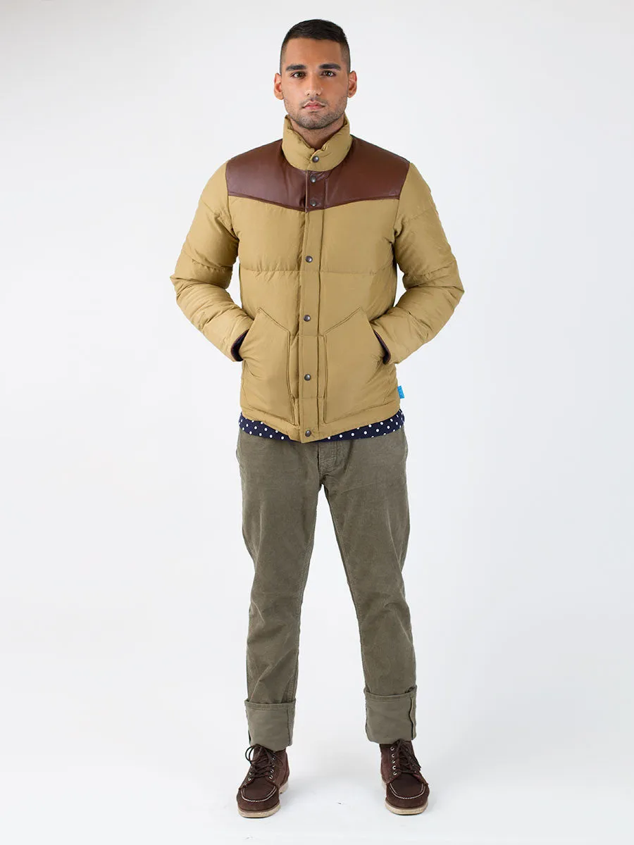 Gillman Down Insulated Jacket in Tan