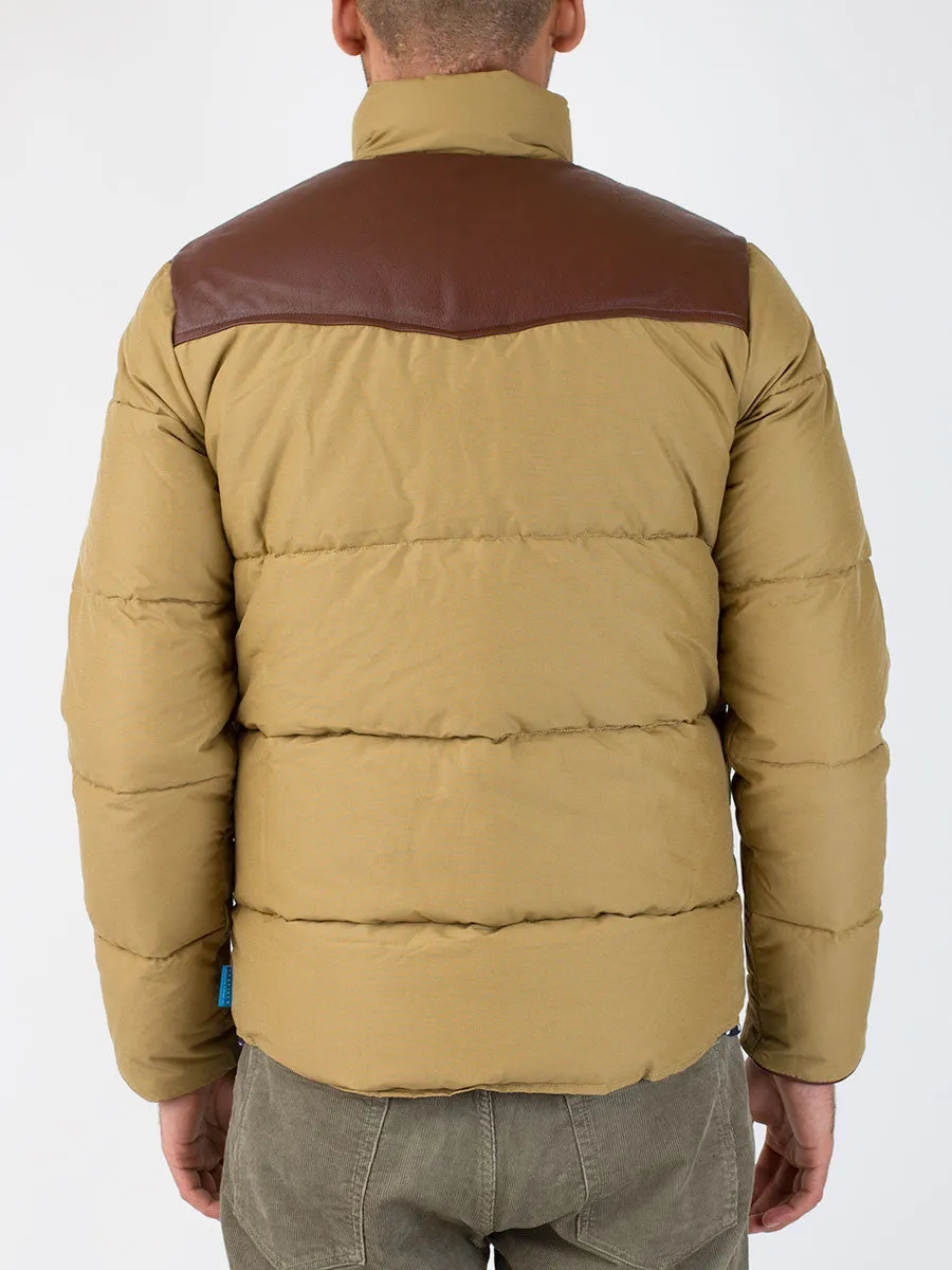 Gillman Down Insulated Jacket in Tan