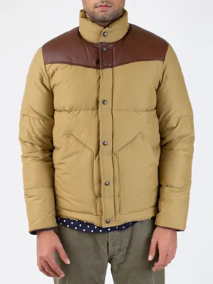 Gillman Down Insulated Jacket in Tan