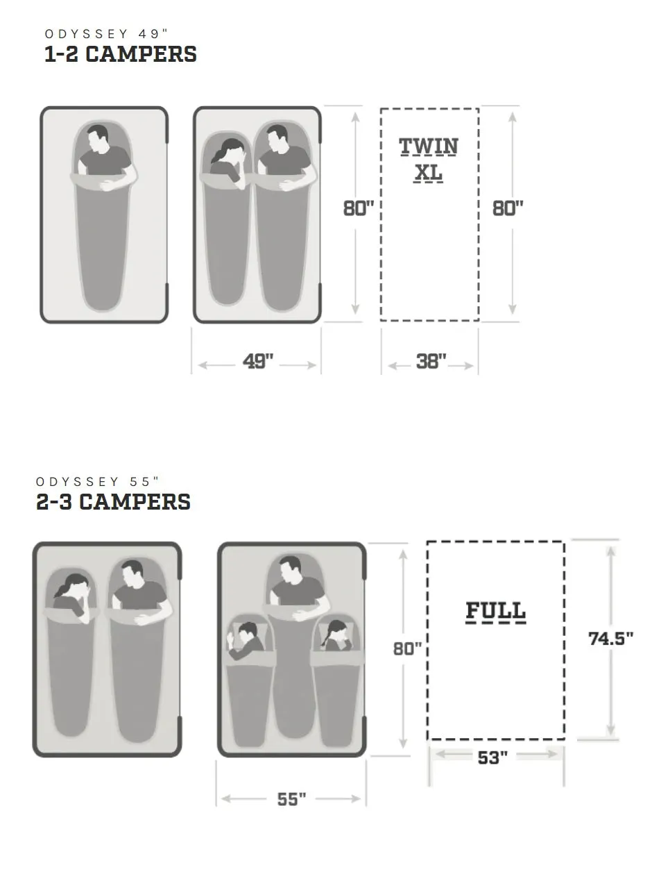 GoFSR Odyssey Series Premium Black Top Hardshell Roof Top Tent