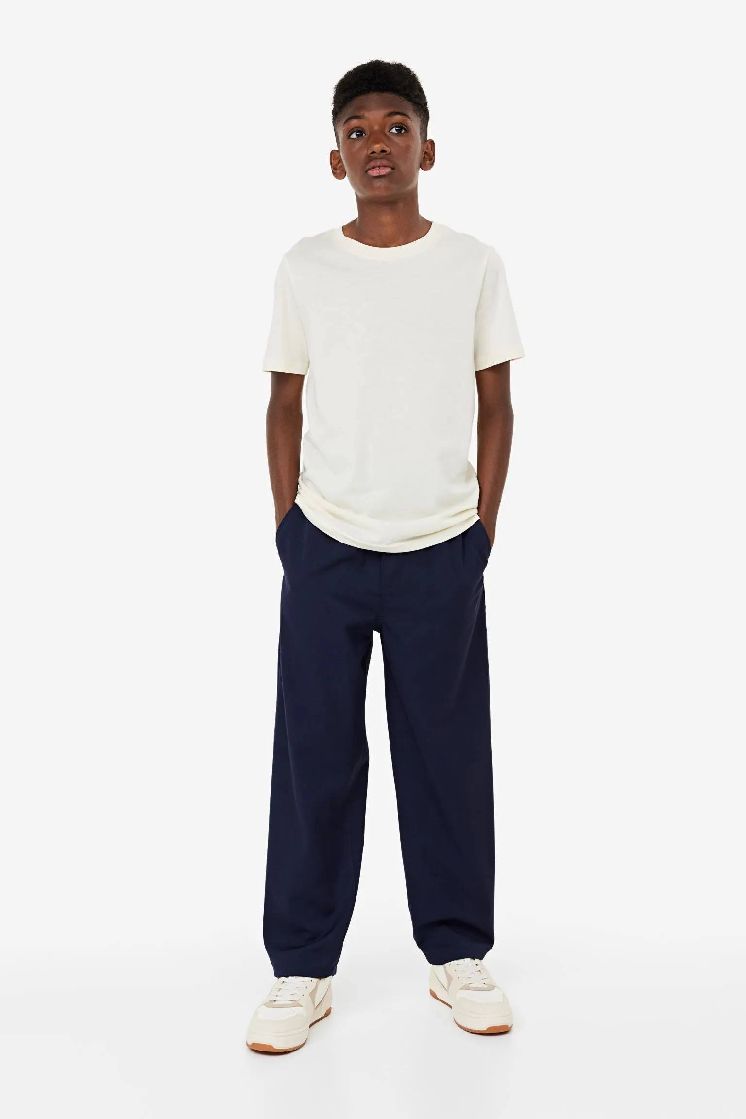 H&M Pull-on trousers, dark blue