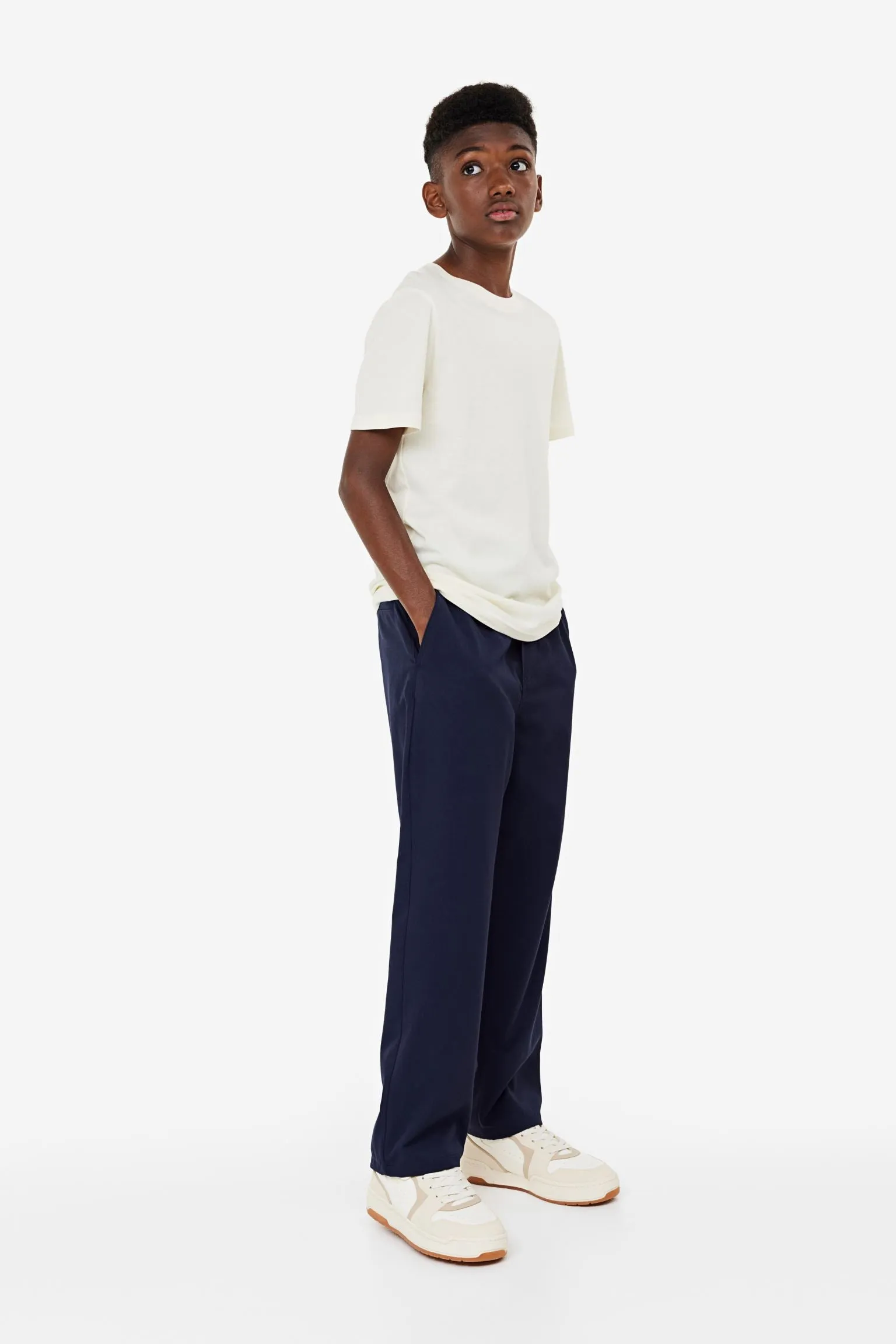 H&M Pull-on trousers, dark blue