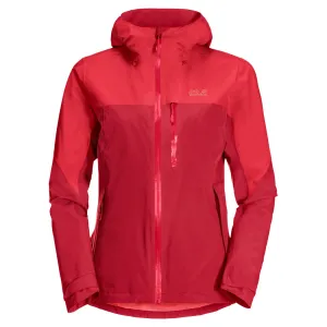 Jack Wolfskin Womens Go Hike Jacket - Bright Scarlet