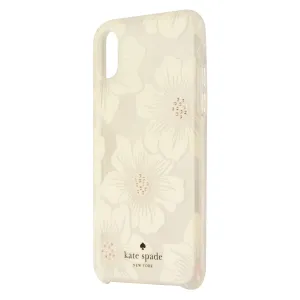 Kate Spade New York Hardshell Case for Apple iPhone X 10 - Clear/White Flowers