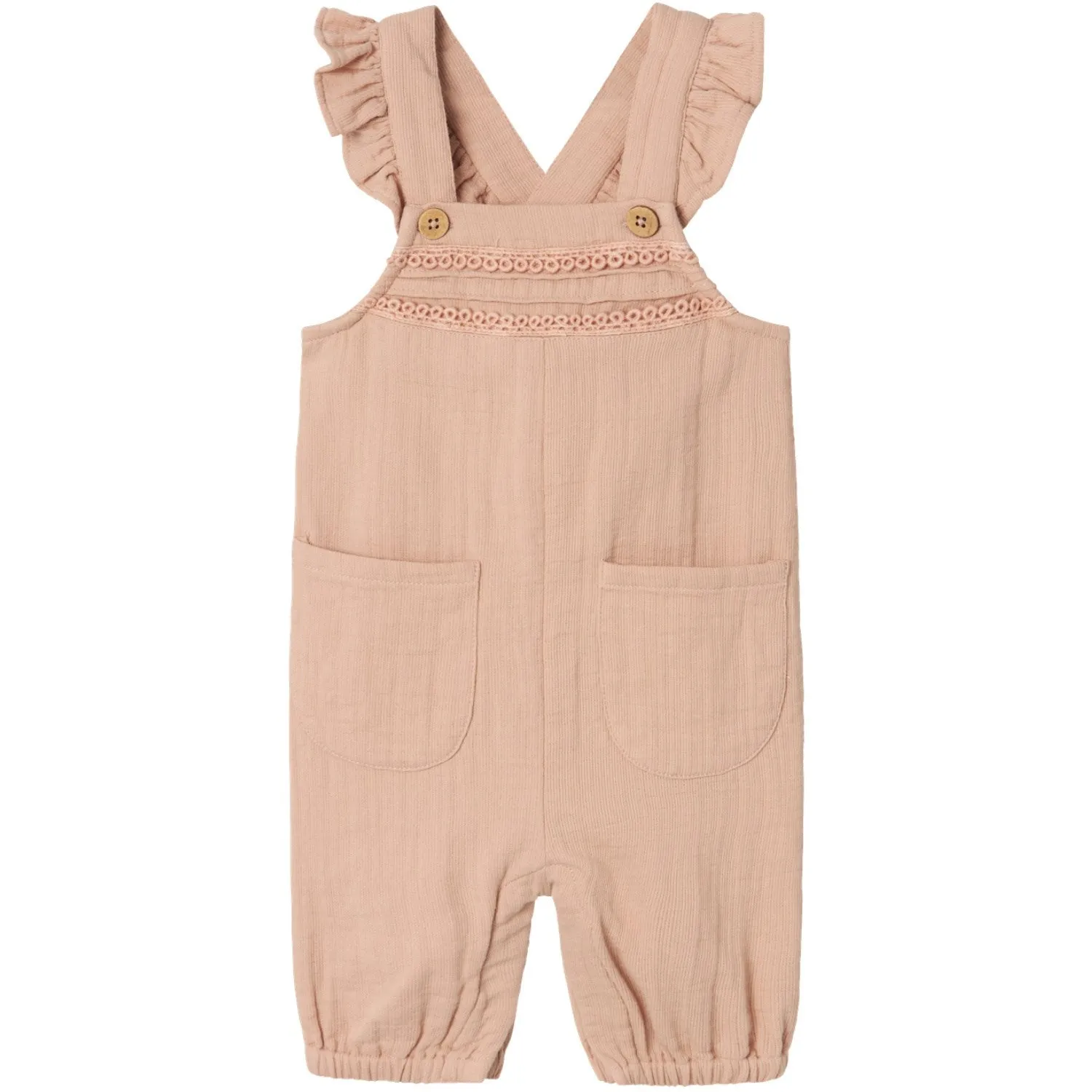 Lil'Atelier Rugby Tan Salene Loose Overalls