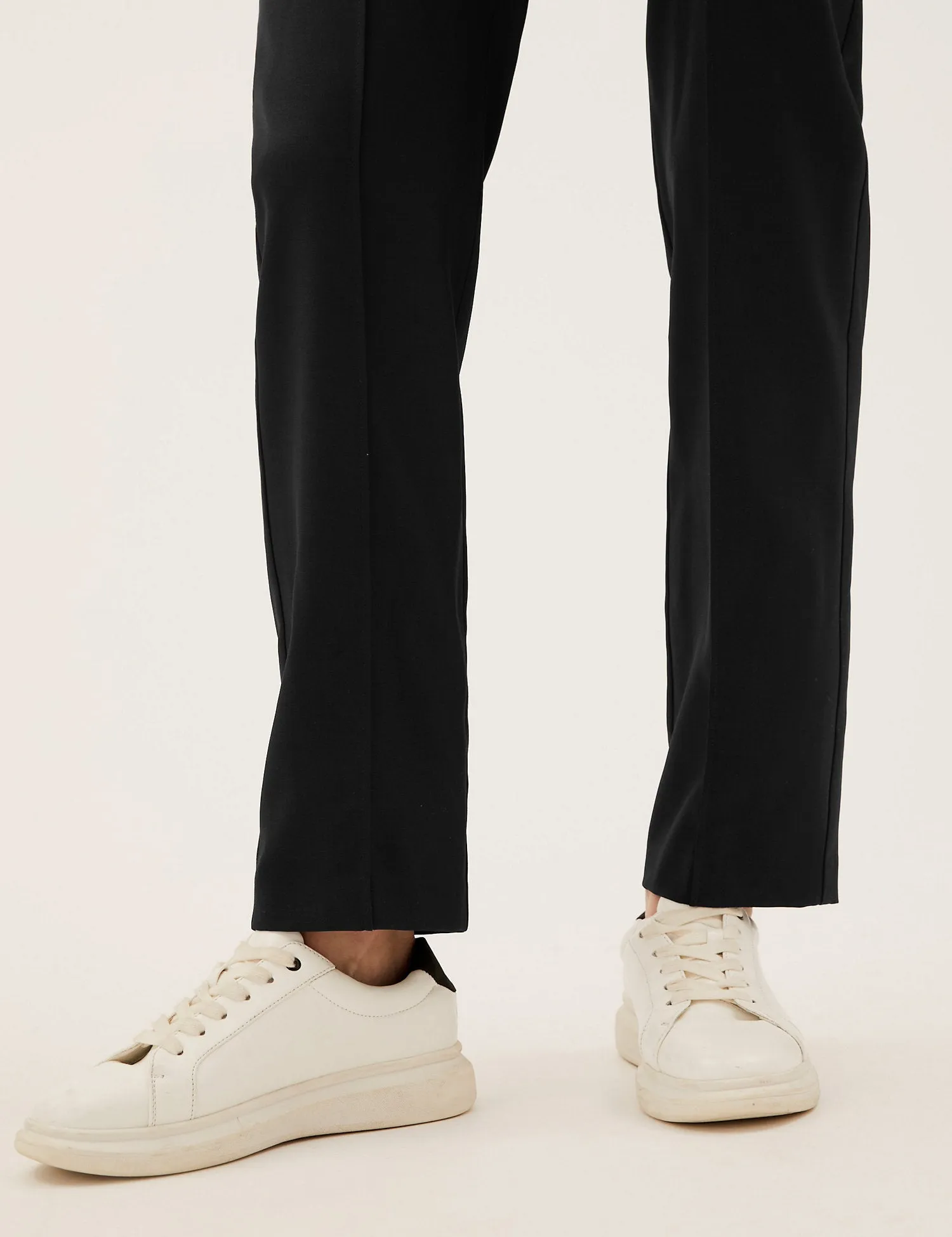 Marl Straight Leg Trousers