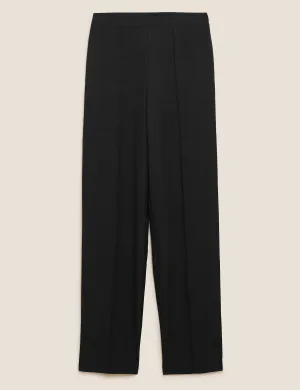 Marl Straight Leg Trousers