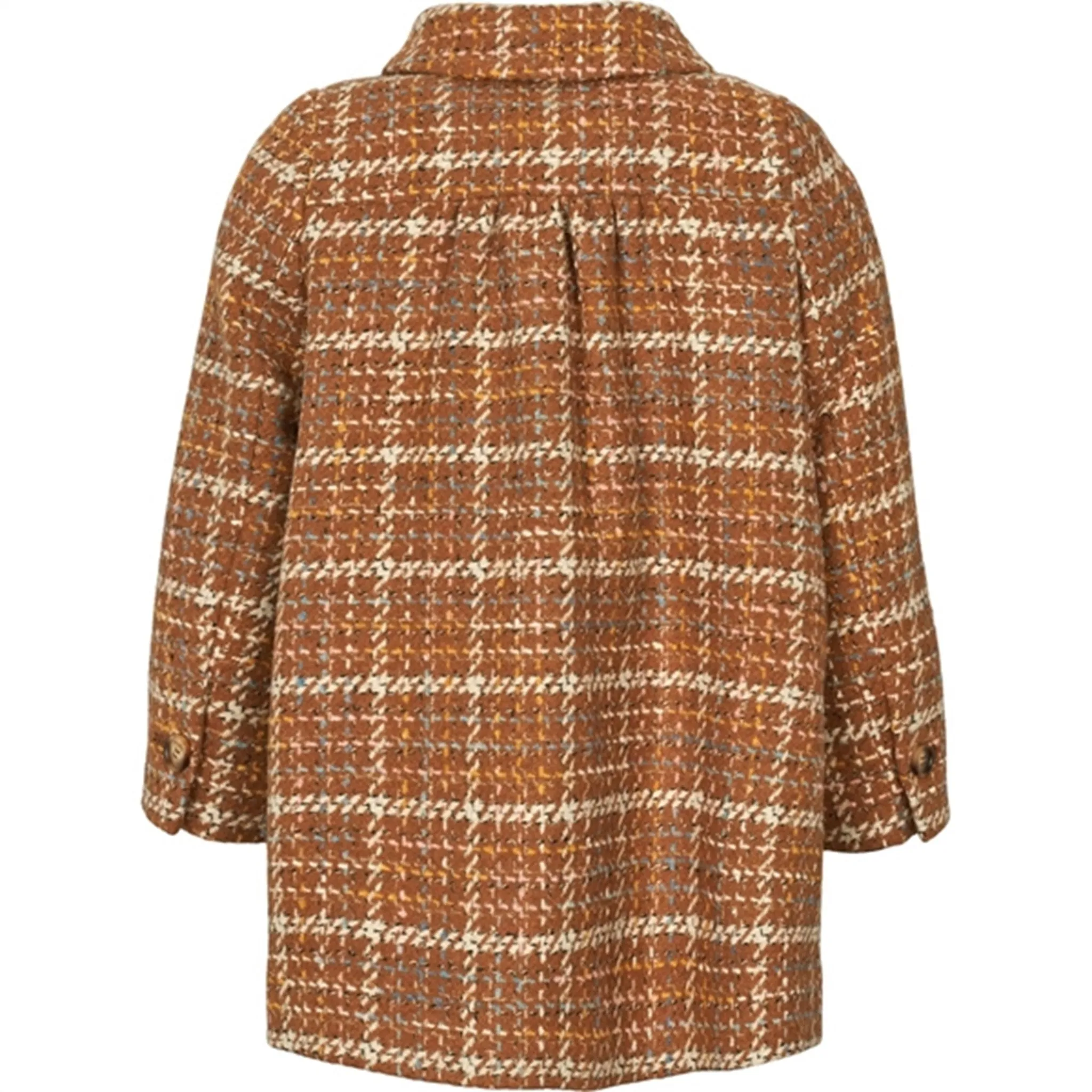 MarMar Olive Wool Glitter Jacket Caramel Check