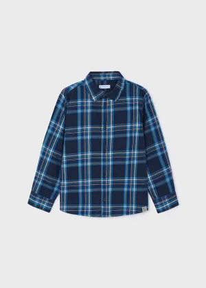 Mayoral Boys Blue Check Shirt