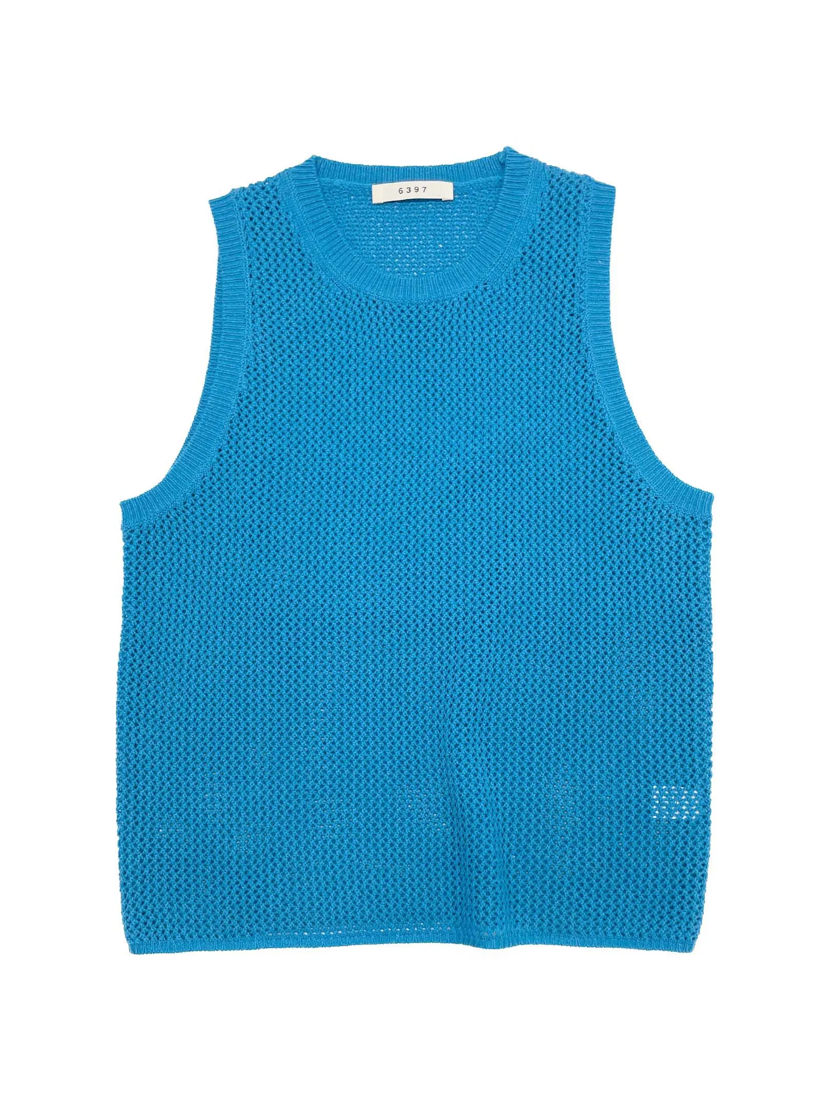 Mesh Vest in Cerulean