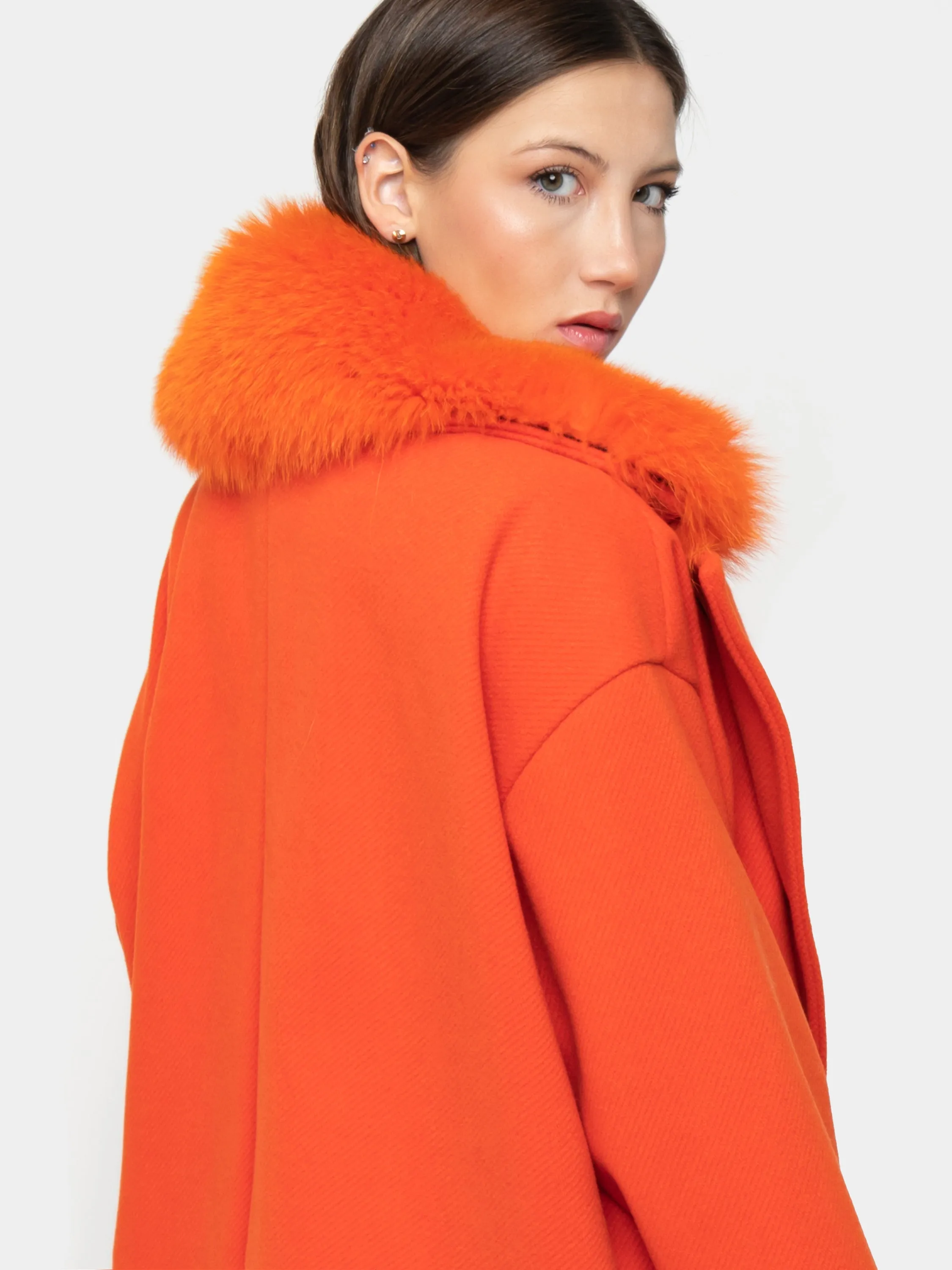 NEWYORK - orange fox collar