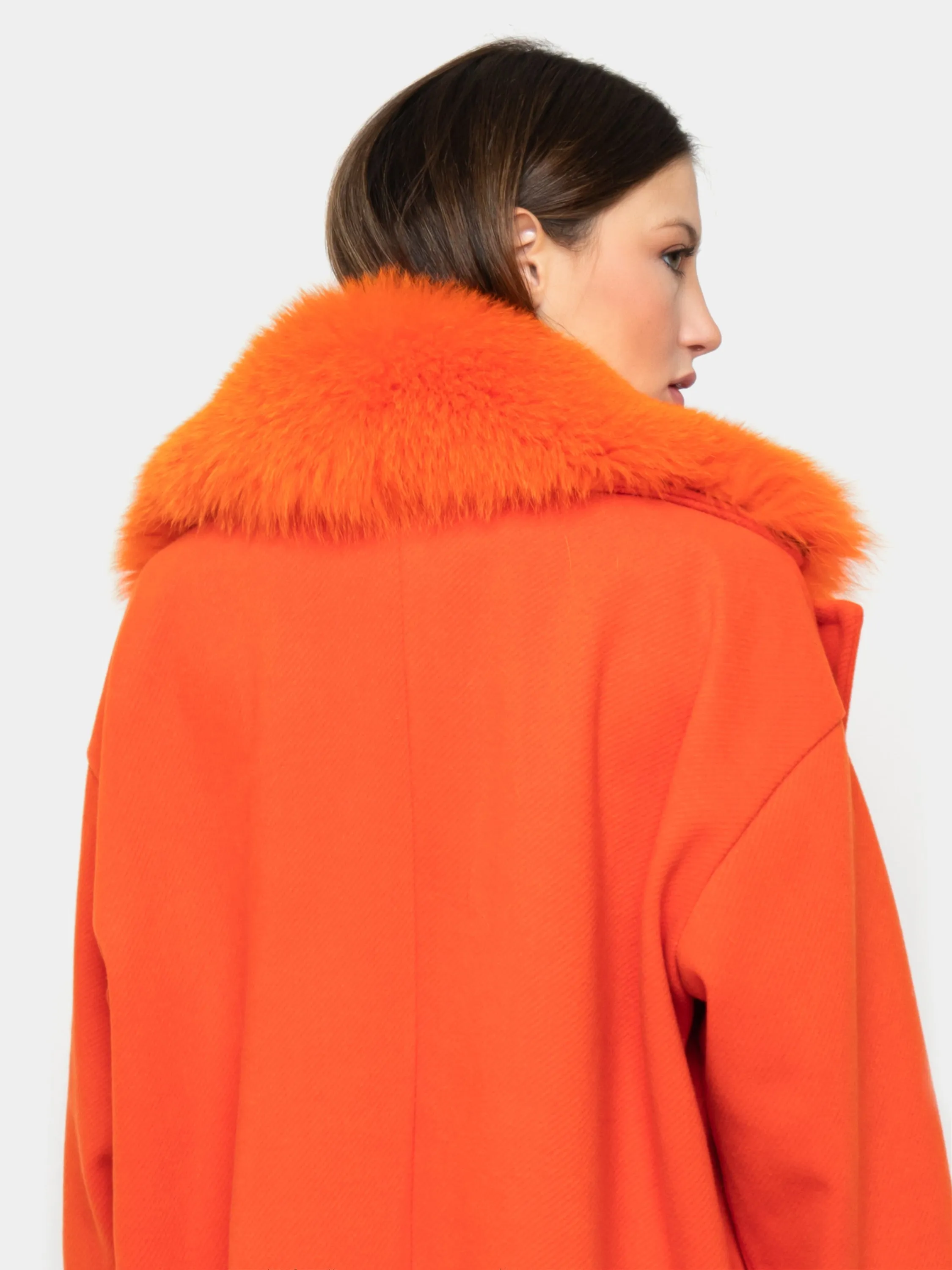 NEWYORK - orange fox collar