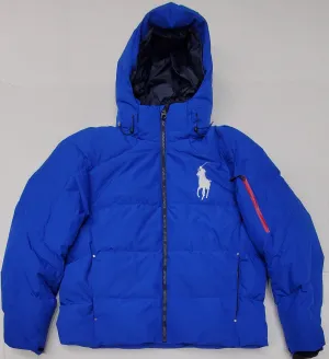 Nwt Polo Big & Tall Royal Blue Big Pony Down Jacket