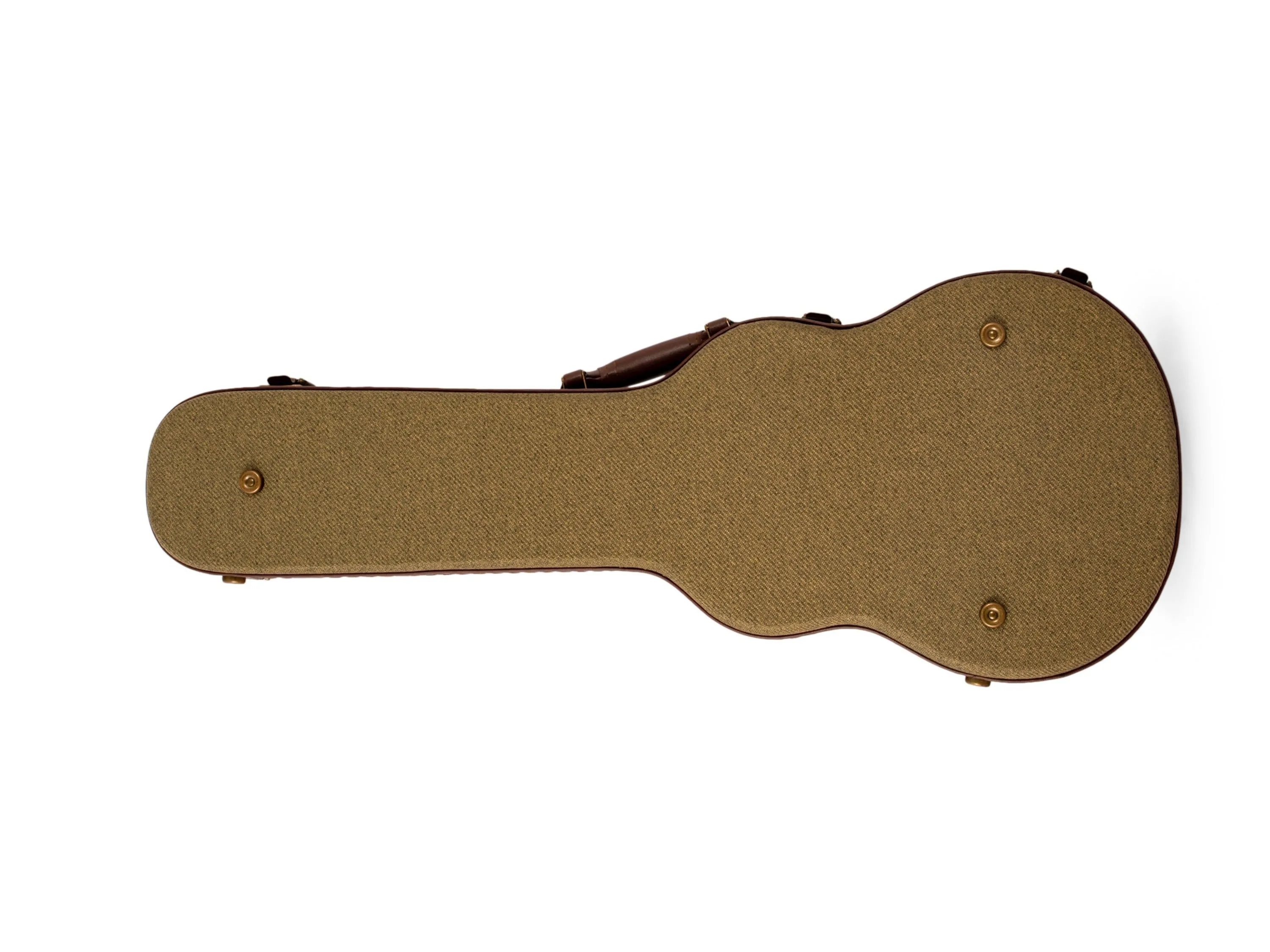 Ohana UOT-27 Olive Twill Tenor Ukulele Hardshell Case for TENOR Ukulele