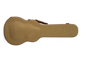 Ohana UOT-27 Olive Twill Tenor Ukulele Hardshell Case for TENOR Ukulele