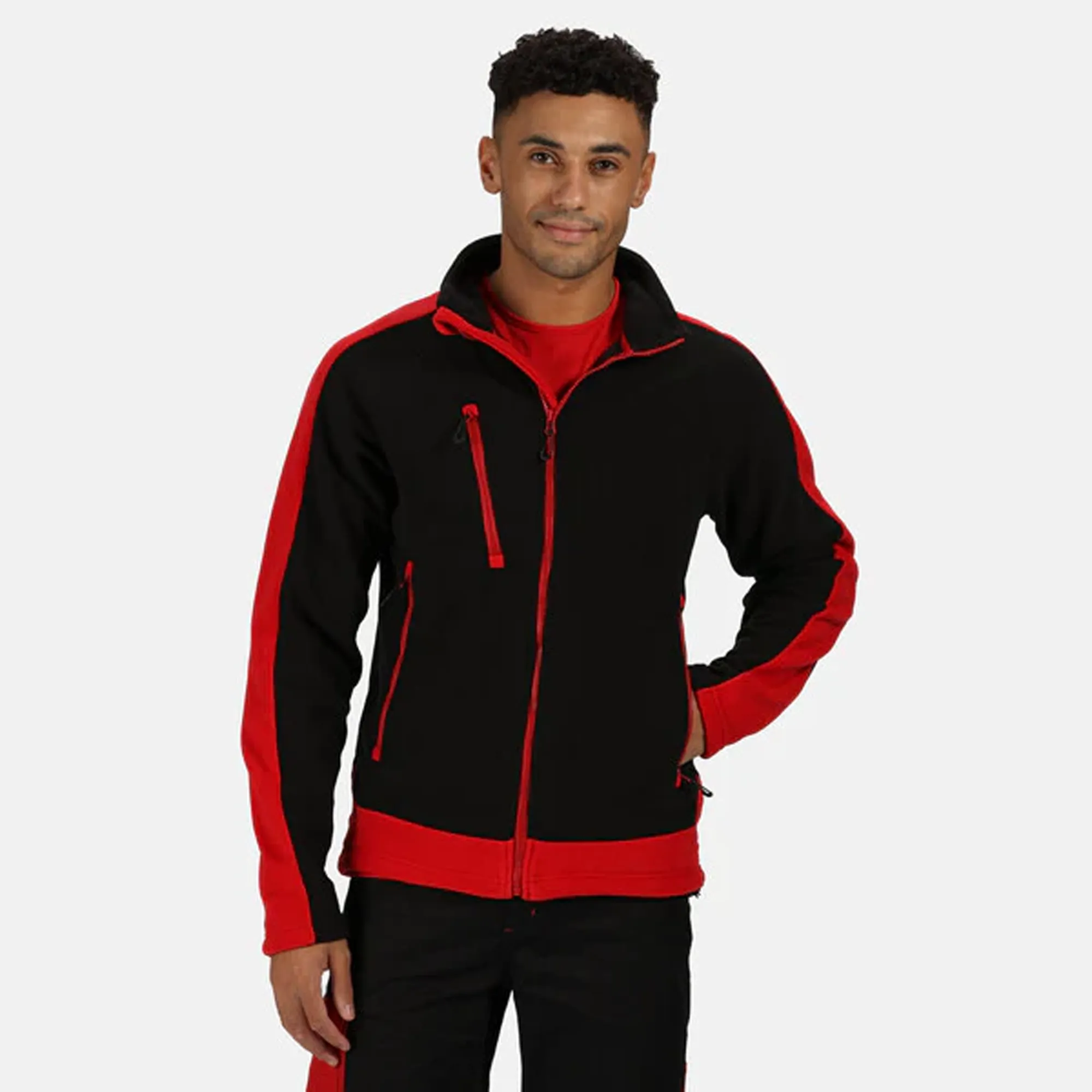 Regatta Mens Contrast Heavyweight Full Zip Fleece Jacket