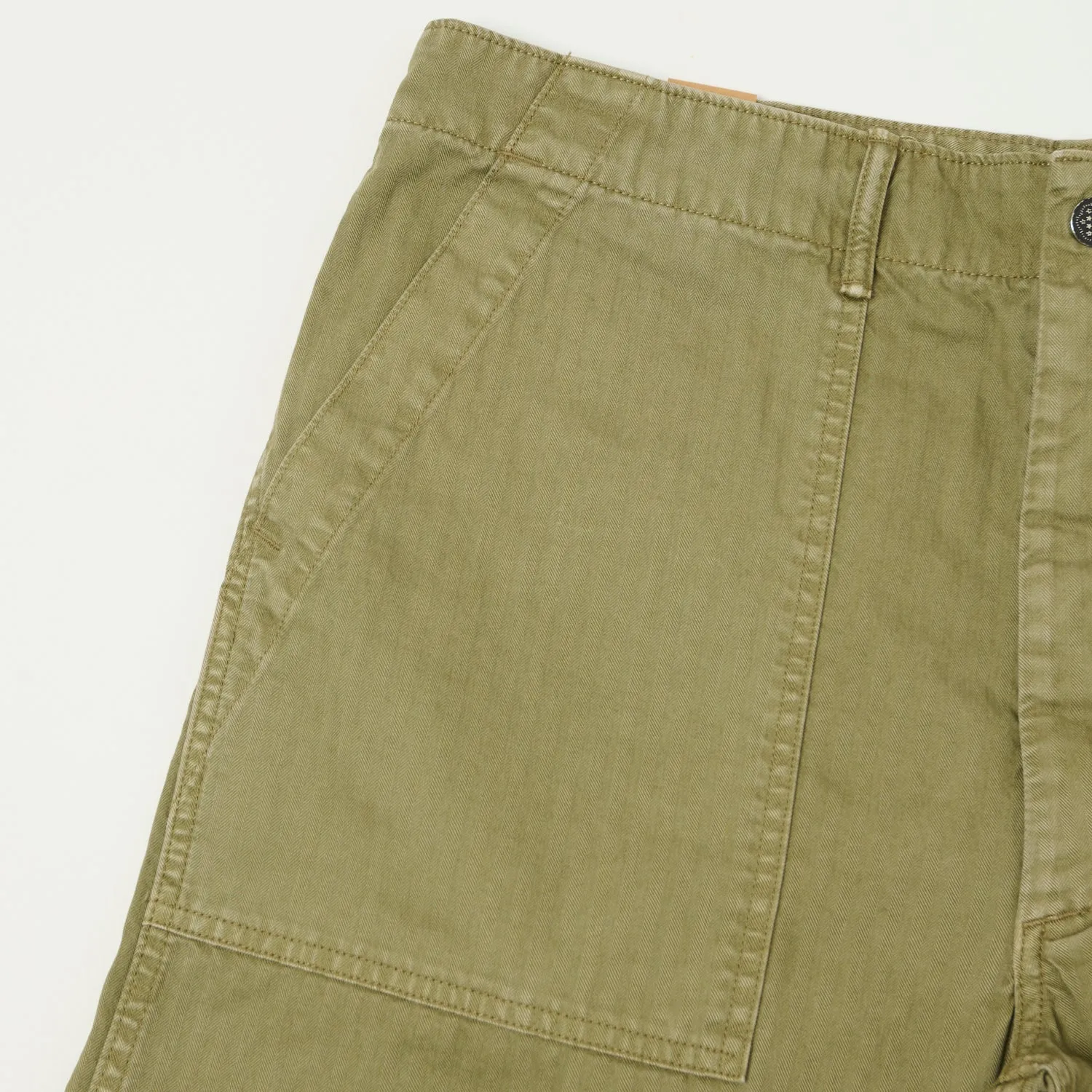 RRL Herringbone Army Trouser - Brewster Green