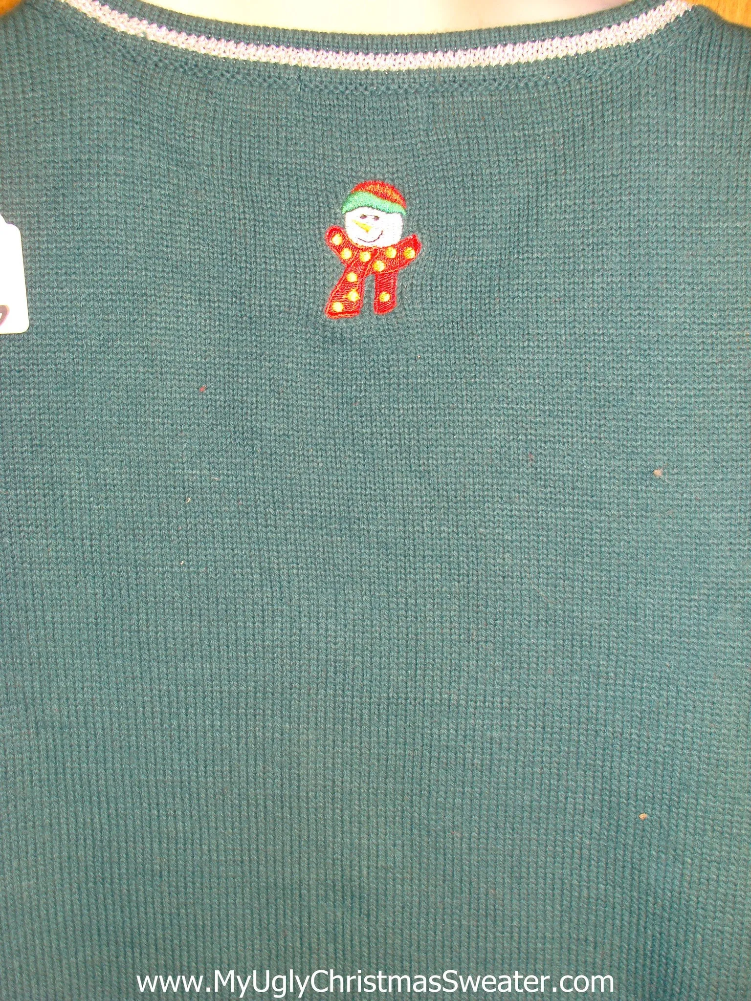 Skiing and Playing Snowmen Ugly Christmas Jumper Vest