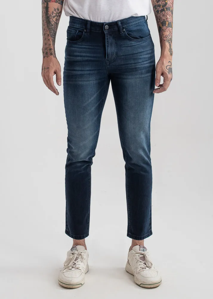 Slim Fit Stretchable Jeans (Dark Blue)