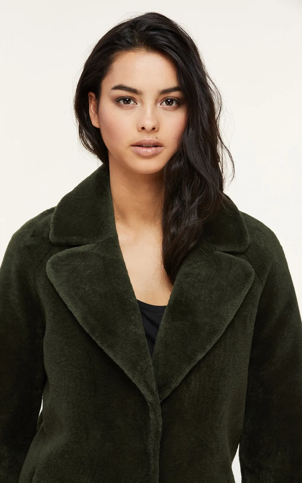 Soia & Kyo - Rubina Wool Coat in Matcha