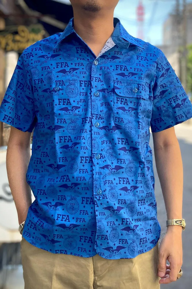 S/S Print Work Shirt  “FFA”