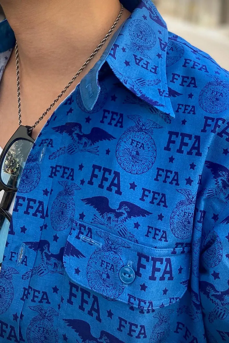 S/S Print Work Shirt  “FFA”