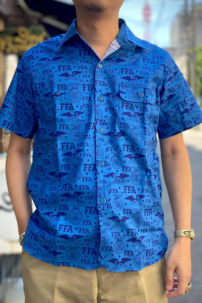 S/S Print Work Shirt  “FFA”